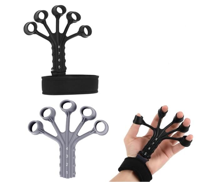 Lot De 4 Extenseurs De Doigts – 3 Niveaux De Résistance (3-5 Kg), En Silicone, Pour Musculation, Escalade Et Rééducation