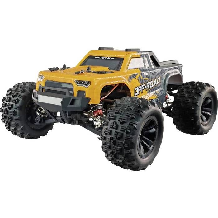 Amewi MEW4 orange brushless 1:16 Auto RC électrique Monstertruck 4 roues motrices (4WD) prêt à fonctionner (RtR) 24 GH