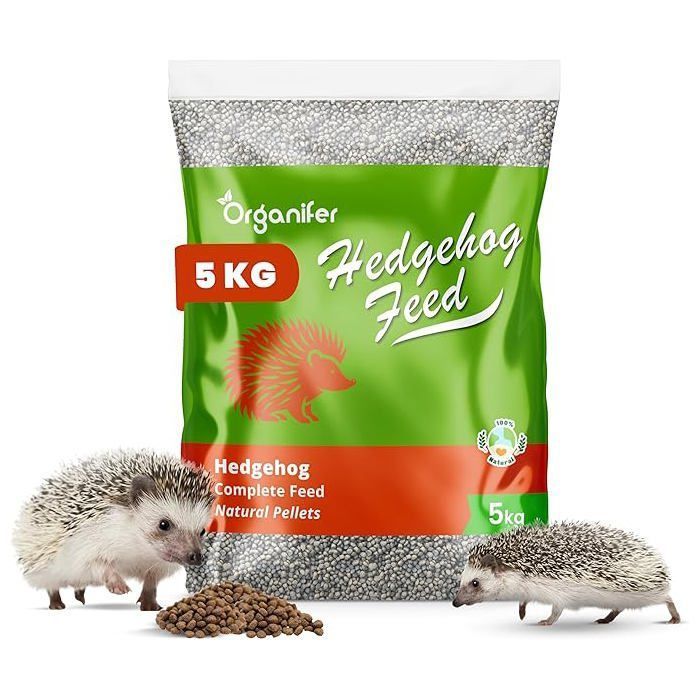 Croquette - Nourriture Seche - Aliments pour animaux pour hérissons - Organifer - Granulés Naturels Complets - 5 Kg