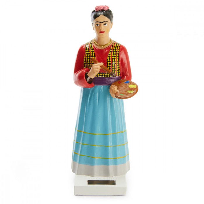 Figurine solaire décorative - KIKKERLAND - Frida Kahlo - Énergie solaire - Résine - Multicolore Figurine solaire décorative - KIKKERLAND - Frida Kahlo - Énergie solaire - Résine - Multicolore
