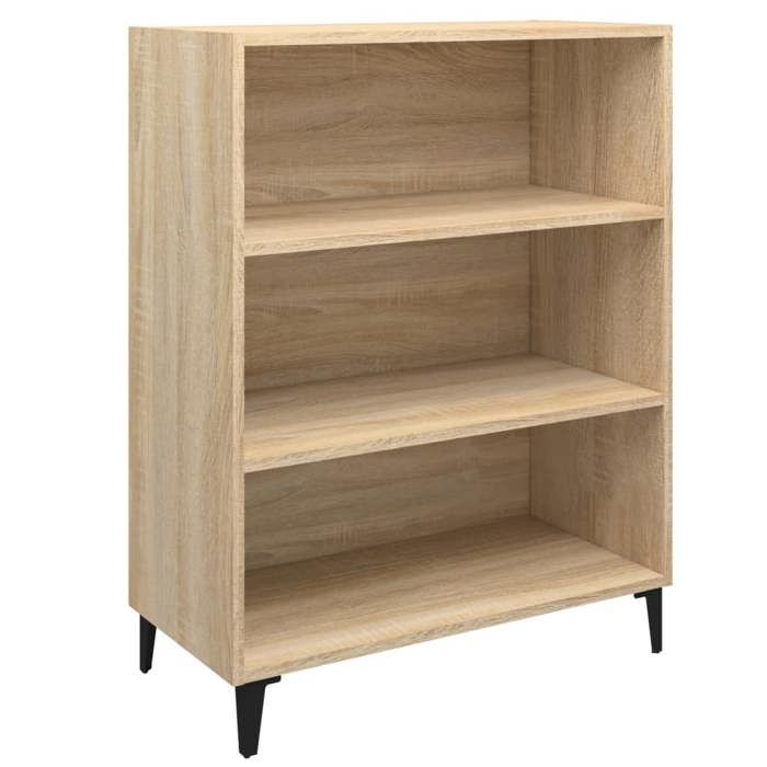 ESTINK® Buffet bas contemporain - Armoire Polyvalent - pour Cuisine/Salon - Chêne sonoma 69 5x32 5x90 cm - Bois dingénierie @@2501
