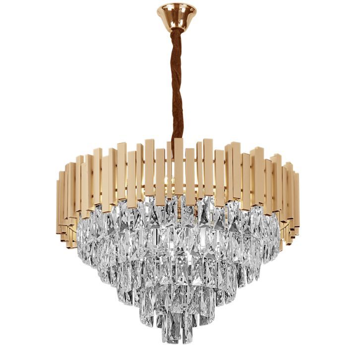 Lampe suspendue de plafond ToolightG053-CP Plafonnier Or 101 5X77 5X44CM