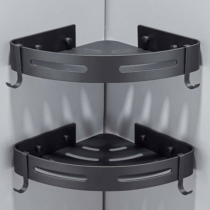 Étagère Douche Sans Percage,Etagèresalle De Bain,Porte Savon Douche Acier Inoxydable Serviteur