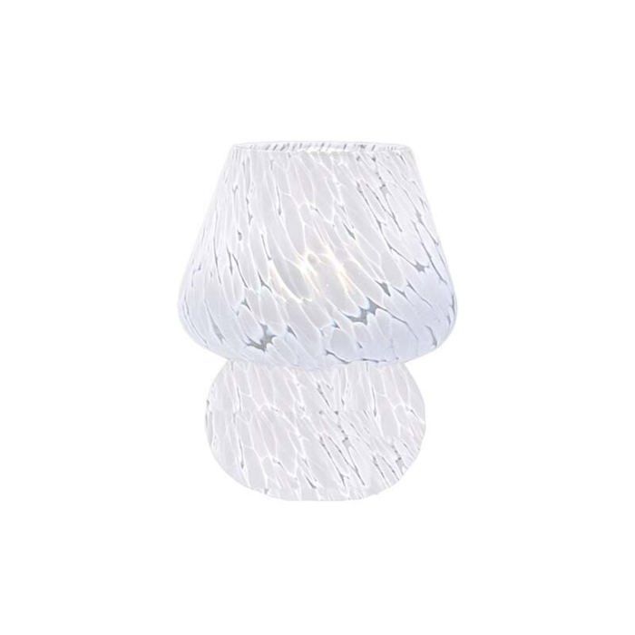 Lampe Champignon Verre Murano Style Rétro Chambre/Salon Semi-Transparente Cadeau Décoratif
