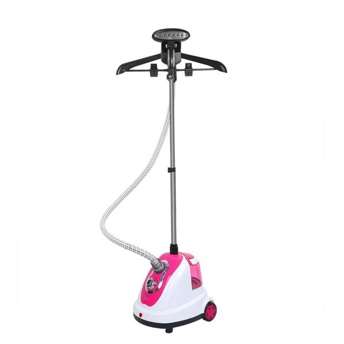 Défroisseur Vapeur Vertical 2-en-1 OK Silver Crest DC-607 - 2000W, Argenté, Idéal Vêtements