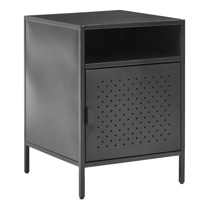 Meuble de rangement WAIKATO Métal Noir