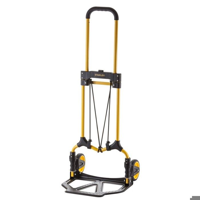 Chariot de transport pliable - STANLEY - Modèle pliable - Acier - Capacité 70 kg - Roues solides