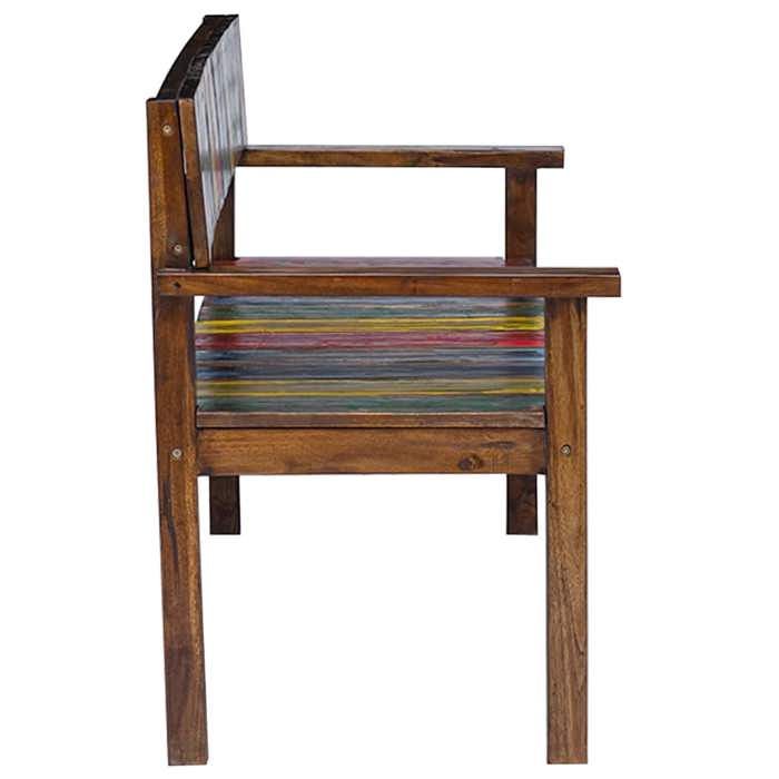 Chaises de cuisine（4 PCS) - Multicolore - Chaises à manger - 4 PLACES - bois de récupération solide 45x45x86 cm F4161