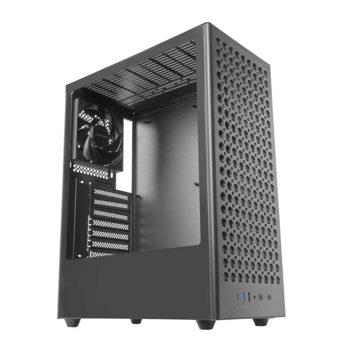 Boîtier ATX Mars Gaming MC T800 4 ventilateurs FDB Mesh Verre Trempé USB C - vue 3