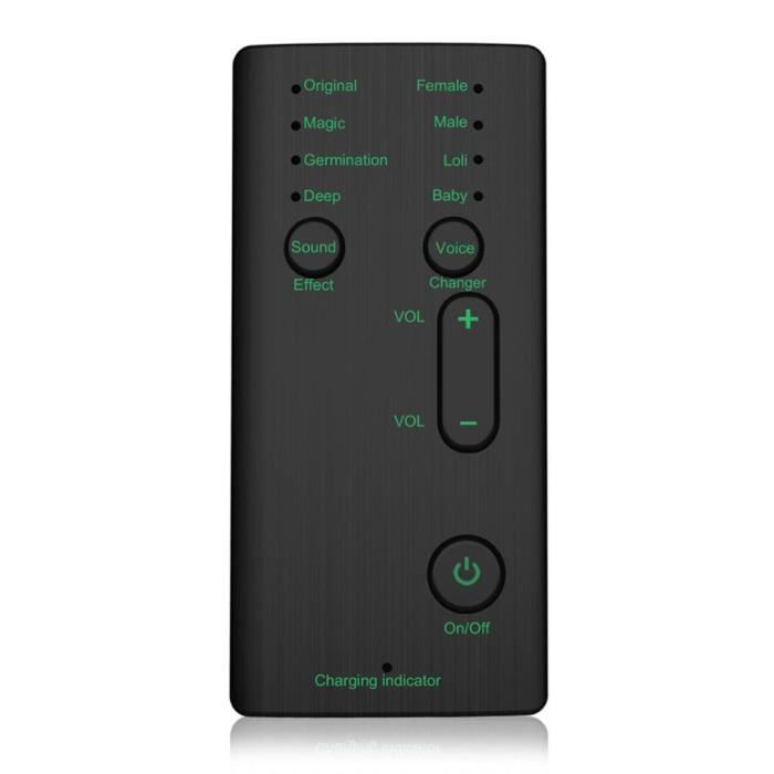Changeur De Voix K9 Pour Microphone Live - 12 Effets Voix + Bluetooth | Pour Streaming, Karaoké, Jeux Sur PC/Android