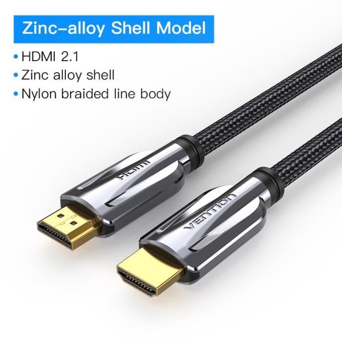 0.5m - 8K HDMI2.1 - câble HDMI 2.1 Ultra-rapide, pour Xiaomi Mi Box PS5,  Dolby Vision, 48Gbps - Cdiscount Informatique