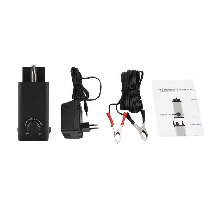 Ashata Moteur De Barbecue BBQ Rôti Rôtissoire Grill Moteur Rotateur DC