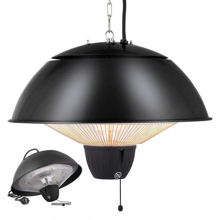 tectake® Chauffage Electrique Infrarouge Silencieux Chauffage exterieur terrasse réglable économique 500W, 1000W & 1500W Chauffages d'appoint pour Jardin, Balcon, Chambre, Salon, Table à langer tectake® Chauffage Electrique Infrarouge Silencieux Chauffage exterieur terrasse réglable économique 500W, 1000W & 1500W Chauffages d'appoint pour Jardin, Balcon, Chambre, Salon, Table à langer
