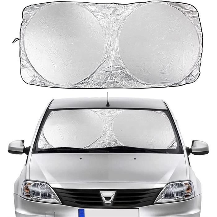 Pare-soleil Parapluie Pour Dacia Sandero 2 Stepway 2012-2020 - Matériau Nanoargent - Protection UV Et Chaleur - Compact Et Portable - 3