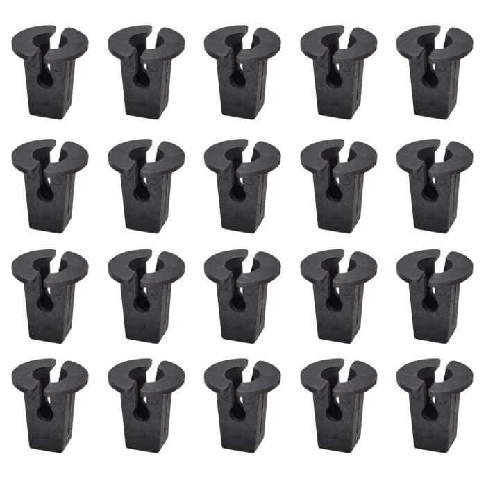 Lot De 20 Clips De Fixation En U Noirs Pour Pare-chocs Et Garde-boue Toyota/Lexus, Référence 53879-17020, Nylon !