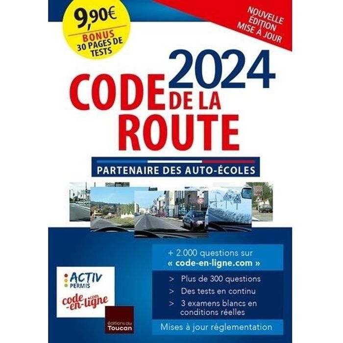 Code de la route. Edition 2024