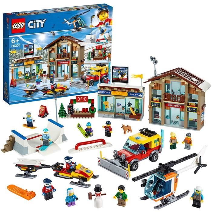 Jeux de construction LEGO®-City La station de ski Enfant 6 Ans et Plus, Jeu  de Construction 806 Pièces 60203 52665 - Cdiscount Jeux - Jouets