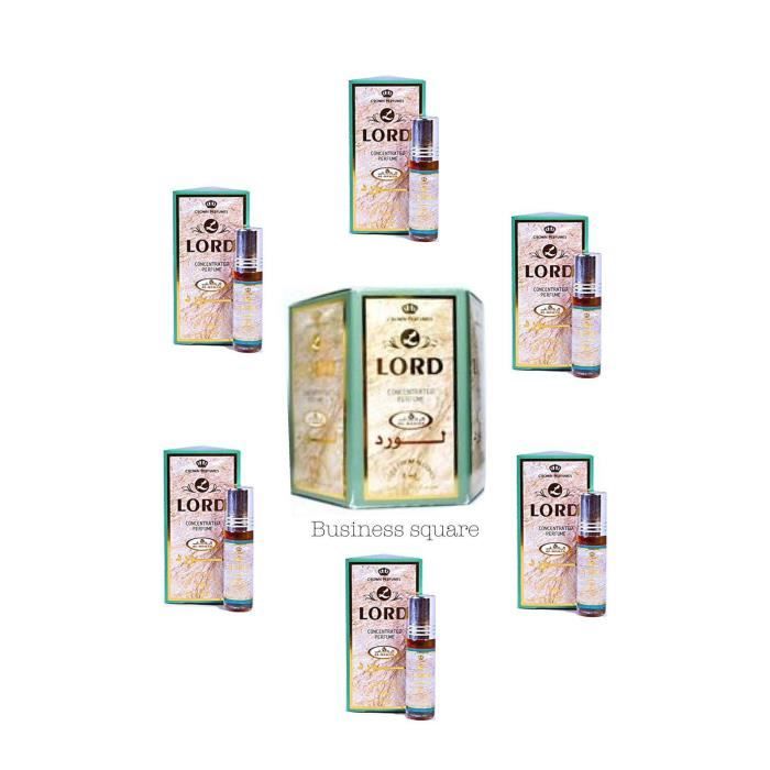 Al Rehab Bakhour Moschus Parfümöl - Packung Mit 6 Fläschchen à 6 Ml, 100% ölig, Alkoholfrei