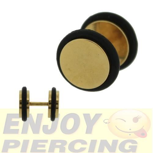 Ecarteur Oreilles 8mm à 25mm - Tunnels Plug En Acier Inox Avec Croix Et Tête De Mort - Style Gothique - 2 Pièces