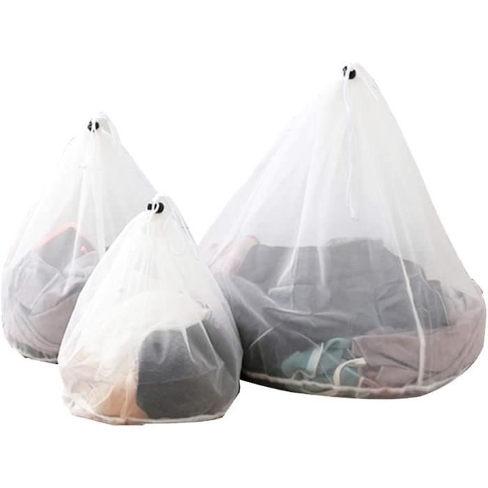 ROM Sac À Linge Lingerie Zippée Sac À Laver Machine À Laver Mesh Vêtements Chaussettes Soutien