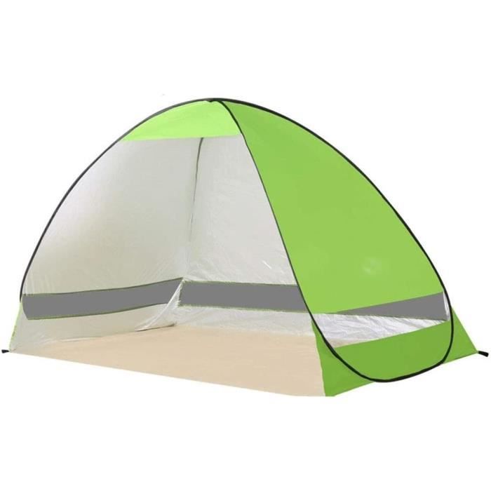 Tente De Plage Pop-Up Safari Avec Protection UV 50+ - 125x100 Cm - Facile à Monter