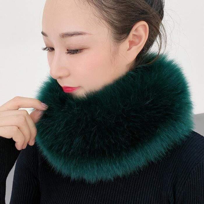 Chaud femmes Faux fourrure de renard écharpe Châle Wrap Col Cape Foulards Etole Hiver écharpe Chaud femmes Faux fourrure de renard écharpe Châle Wrap Col Cape Foulards Etole Hiver écharpe