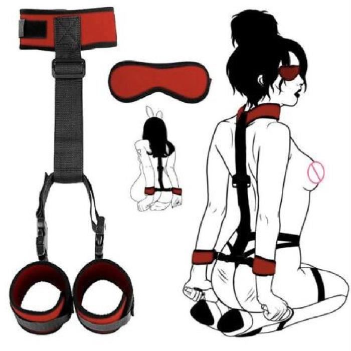 Fouet BDSM 45cm En PU Cuir - Poignée Bondage - Cravache Pour Couple