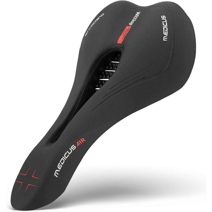 Vélo de Route de Montagne, Siège de Vélo Confortable, Selle, Siège Orange Souple, Accessoire de Vélo
