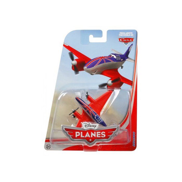 DISNEY PLANES : AVION GRIS ROUGE ET BLEU BULLDOG - AVION AVEC HELICE - N X9467 - CARS