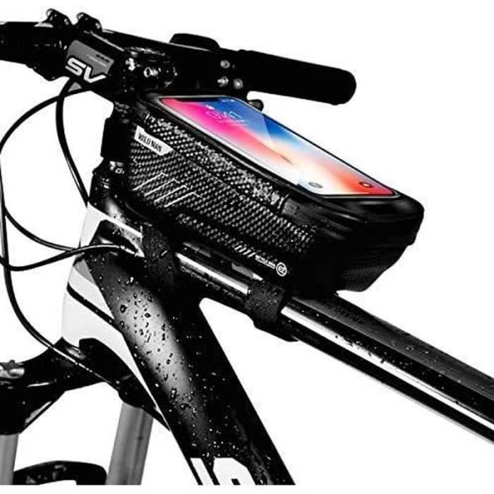 Sacoche Vélo Étanche Focenat – 24x12x12 Cm, Écran Tactile TPU, Compatible Smartphones 8” – Support Guidon VTT, Route Et Électrique