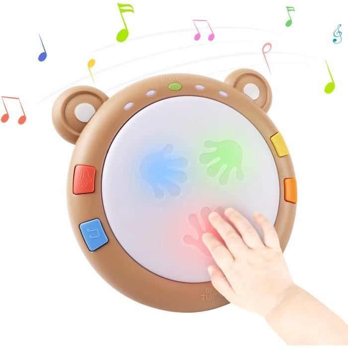 Jouet Musical Bébé Tambour Musical Jouet Interactif Cadeau Jouets Déveil Musicaux Jouet éducatif précoce Instruments de Musique