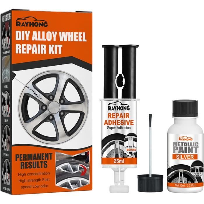 Mastic Séchage Rapide Mastic Réparation Carrosserie Auto - Sèchage Rapide - Pour Rayures Et éclats Peinture - 3x3x8cm Kit Réparation Rayures Carrosserie