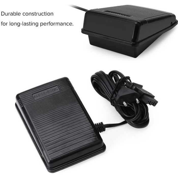 Pédale de machine à coudre Singer BOH Fréquence 50 Hz Courant 0.5A Noir et Gris