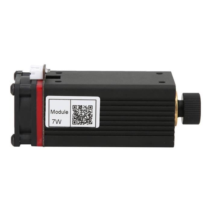 Tête Laser 80W Bleue 450nm Avec Air Assist – Module TTL Pour Machine De Gravure Et Découpe – Alim 12V