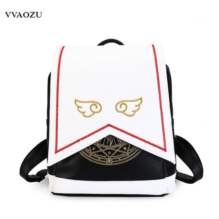 Sac à Dos Anime Kawaii Pour Filles - Grand Format 15" - Imprimé 3D - Pour École, Voyage, Loisirs - 12
