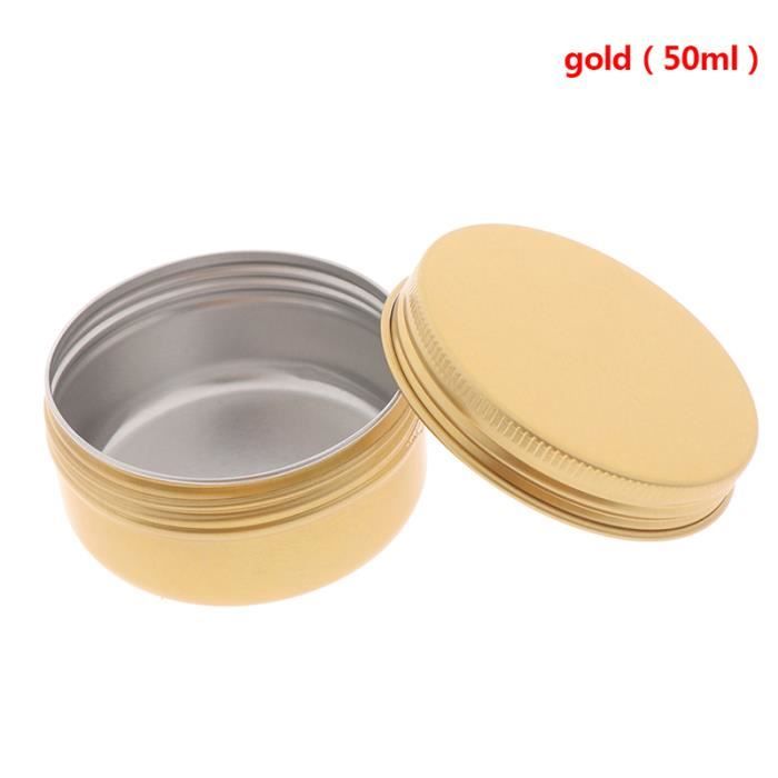 Boîte à Thé En Laiton Avec Couvercle étanche - Récipient De Rangement Portable 8,2x5x5 Cm | Pour Thé, Café, Sucre