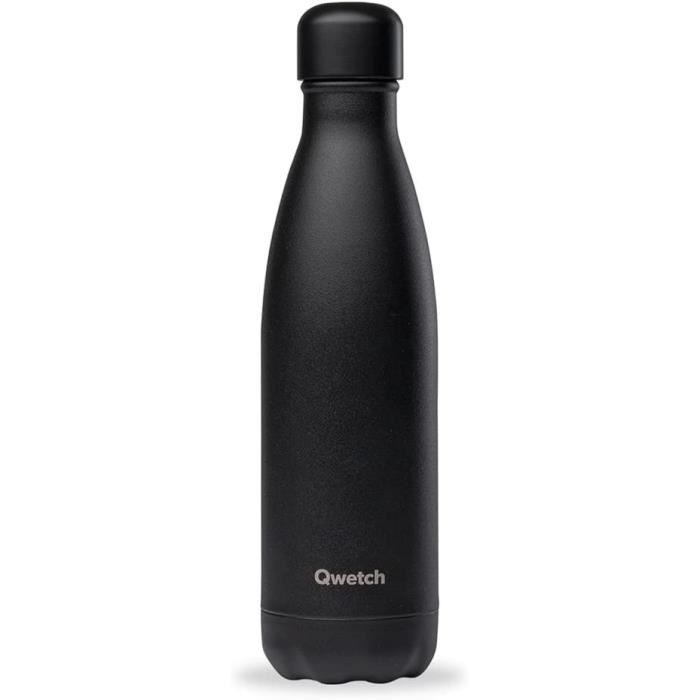 Qwetch - Bouteille Isotherme Albertine Rose 500ml - Gourde Nomade Inox