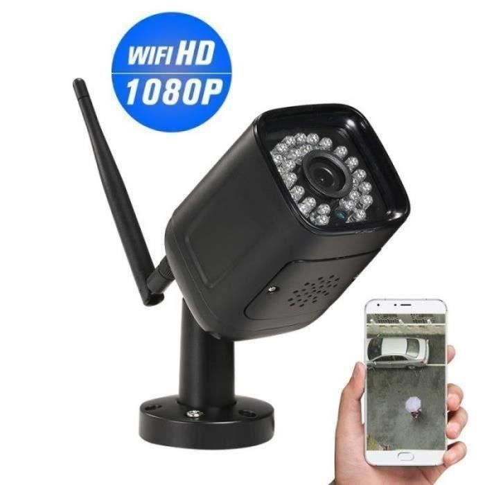 Caméra IP WiFi HD 1080P Caméra Intempéries de Sécurité avec Bullet 20MP ...