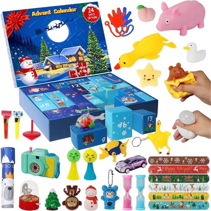 2022 Calendrier de l'Avent Fidget Toys pour enfants Adultes Noël -  Cdiscount Maison
