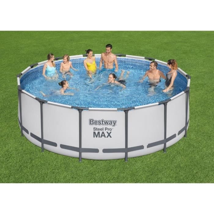 Piscine tubulaire autoportante Bestway Steel Pro MAX 427x122 cm avec — free download