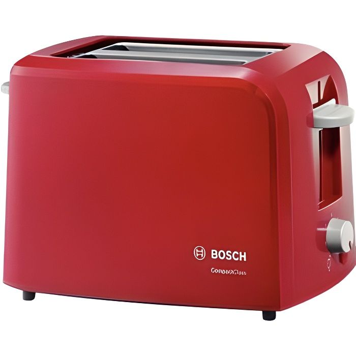 Grille Pain 2 Fentes Extra Longues Gp547a Rouge Inox Riviera Bar La Redoute