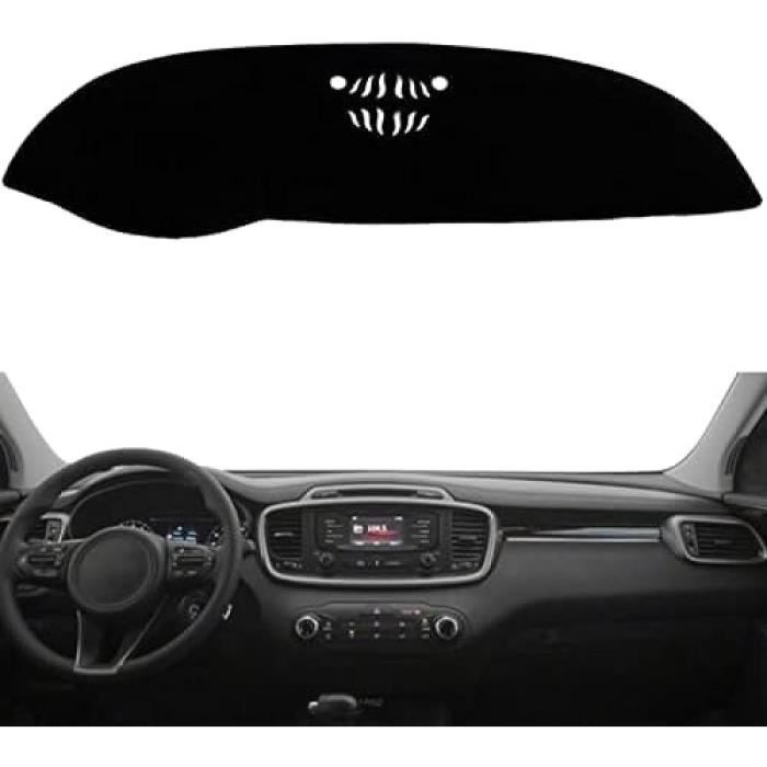 Housse De Tableau De Bord Pour Peugeot 2008 2013-2018 - Protection Anti-UV - Noir - Anti-dérapante