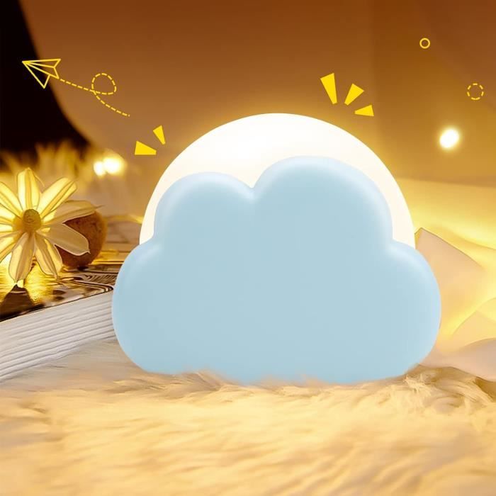 Veilleuse Ours Nattou En Silicone - LED 2 Luminosités, Rechargeable USB, Sans BPA, 12cm Marron