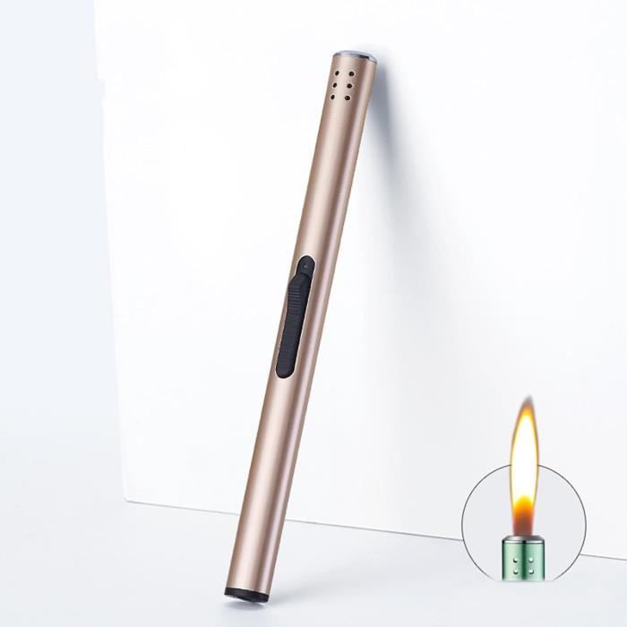 GOEDCH Lot De 2 Briquets Rechargeables Métal Butane – Coupe-Vent, Flamme Réglable, Design Rétro Acier Croustillant, Cadeau Idéal Homme/Femme