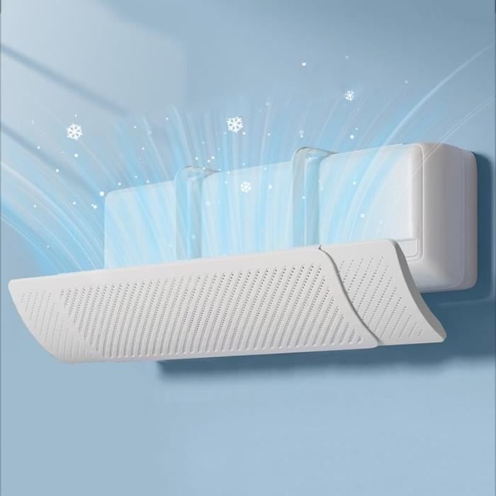 Déflecteur D’air Pour Climatiseur Split – Lasertime – Transparent – 90x31x5 Cm – Neuf