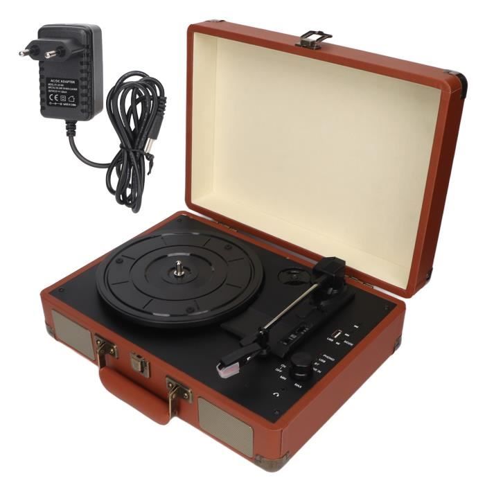 Waves Vinyl Haut-parleur Bluetooth The Waves Vinyl Avec 4 Modes De Lecture, Enregistrement Sans Fil Avec Lumière Ambiante, Son De Qualité, Contrôle Intelligent, Bras De Lecture, Enregistrement Vintage