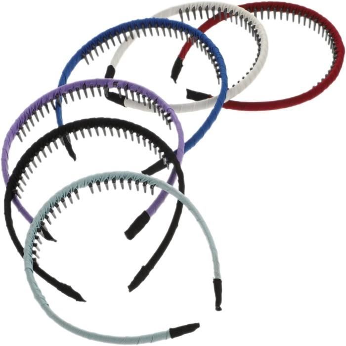 Bandeaux Unis En Plastique, Bandeau Peigne De Dents, Serre