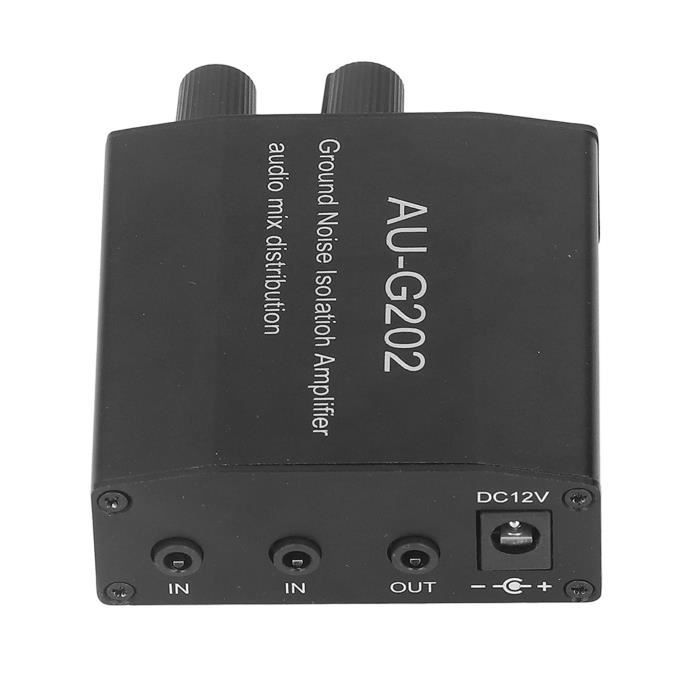 Boîte DI XLR Stéréo Professionnelle – Répartiteur Audio Passif Single Channel Avec Ground Lift, Pour Guitare, Basse, Clavier, Live Et Studio