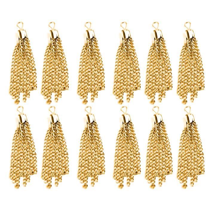 Anawakia Tassel Charms Gland Frange Pompon - Lote De 8 Colgantes De Piel Artificial Para Decorar Bolsos De Cuero Artificial