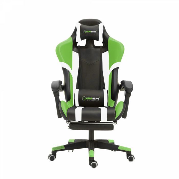 Chaise de bureau et gaming Herzberg HG8083 GRN Neuf - vue 2